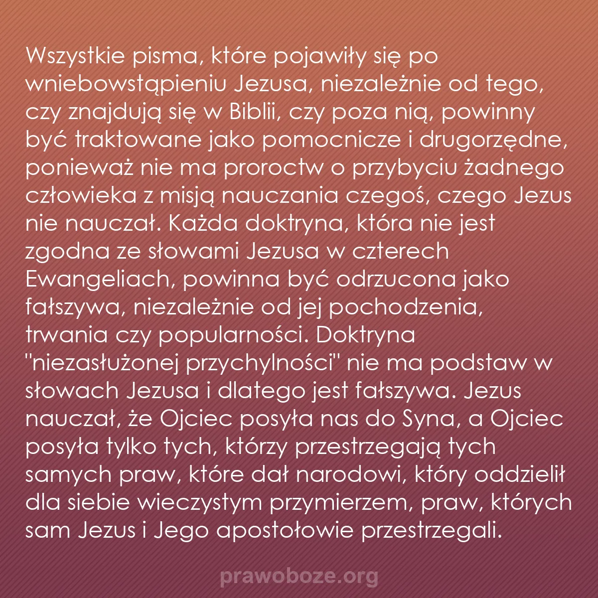 0026 – Grafika o Prawie Bożym: Wszystkie pisma, które pojawiły się po wniebowstąpieniu...