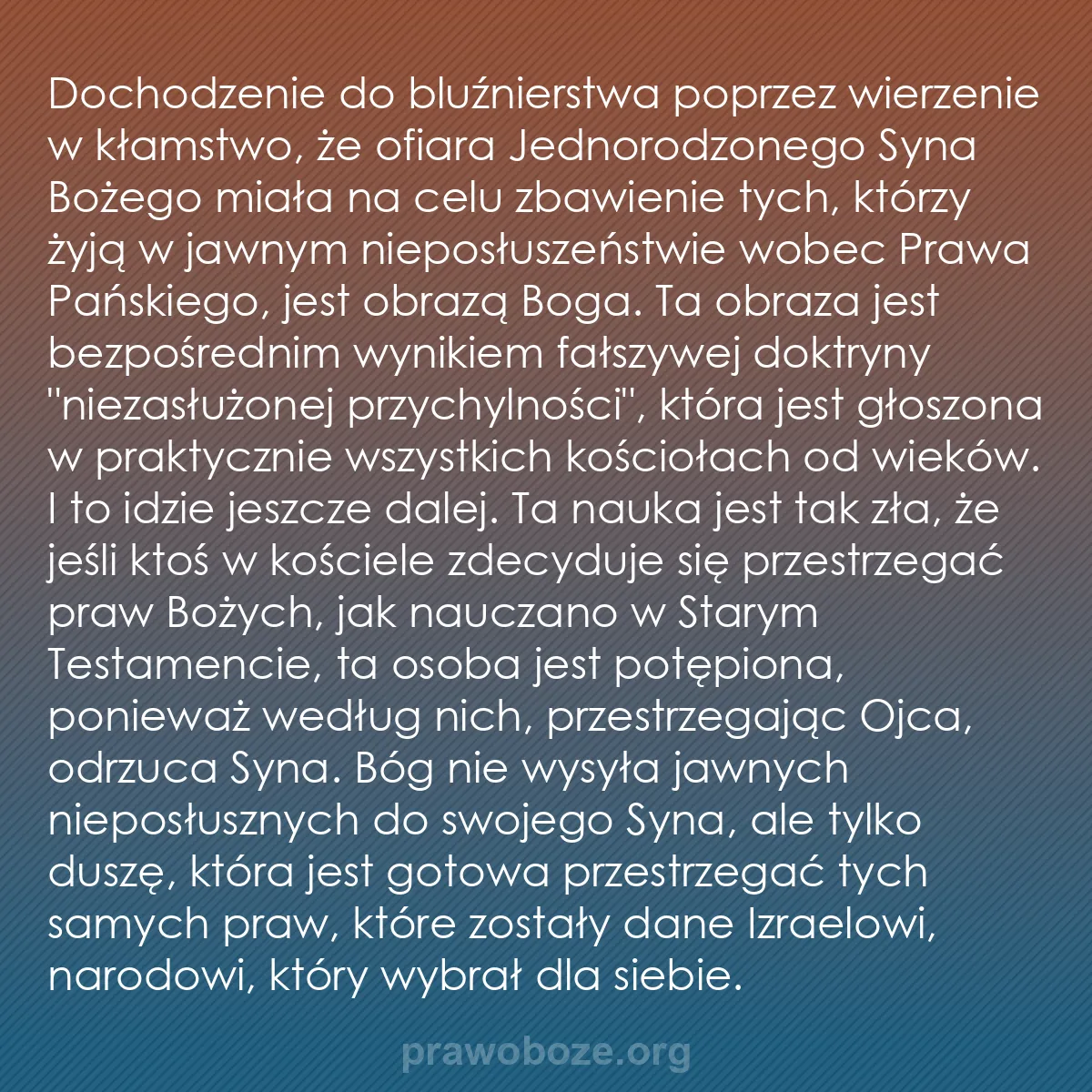 0032 – Grafika o Prawie Bożym: Dochodzenie do bluźnierstwa poprzez wierzenie w kłamstwo,...