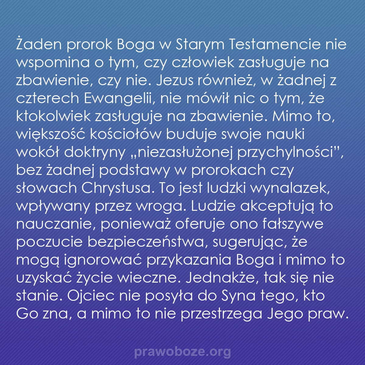 0127 – Grafika o Prawie Bożym: Żaden prorok Boga w Starym Testamencie nie wspomina...