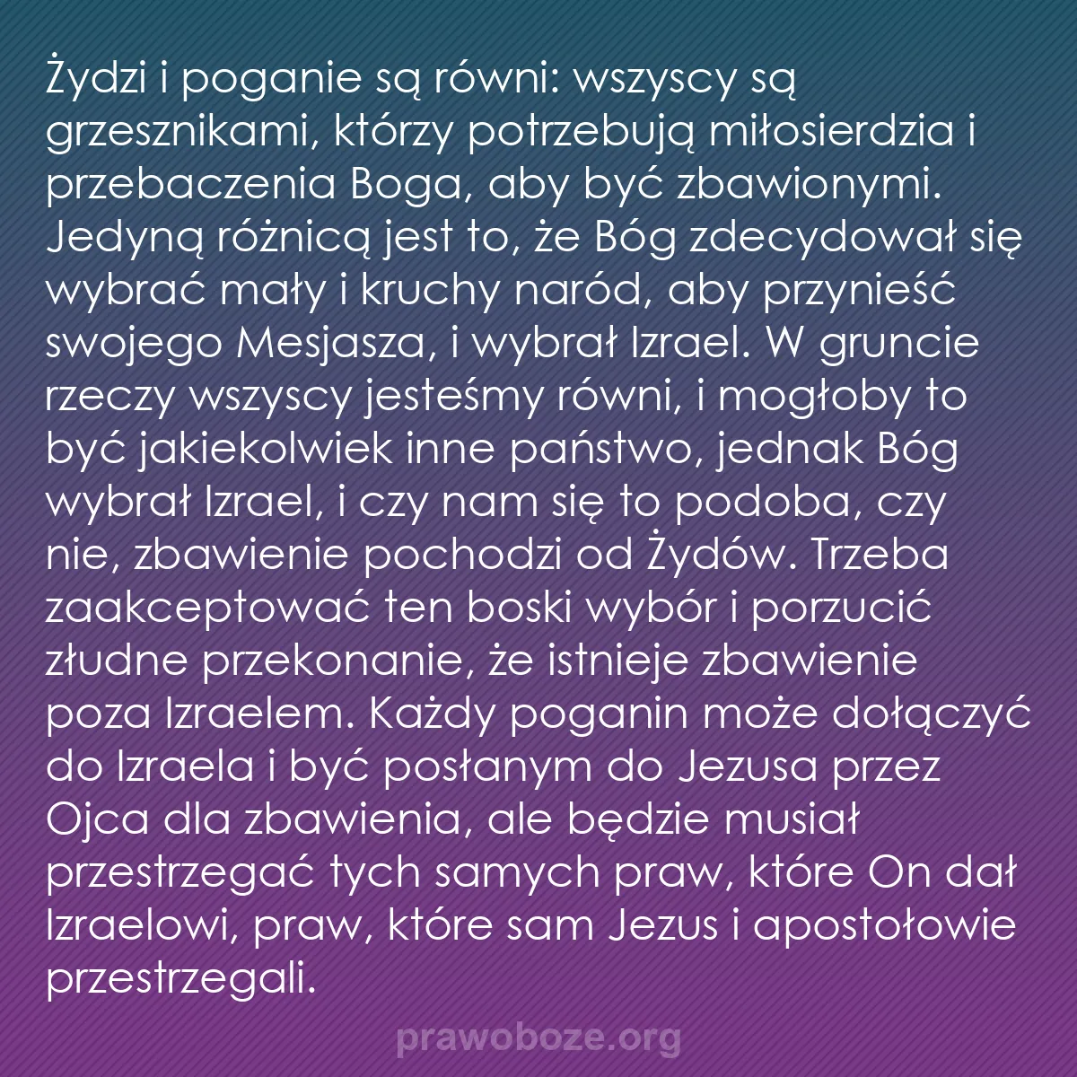 0134 – Grafika o Prawie Bożym: Żydzi i poganie są równi: wszyscy są grzesznikami,...