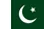 Flaga Pakistanu prowadząca do strony wyjaśniającej przykazania Boże po urdu.