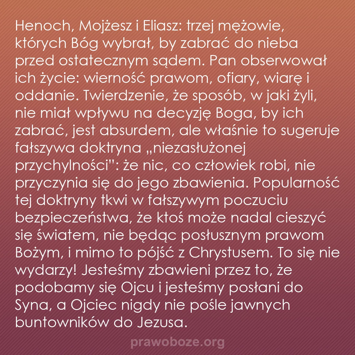 b0026 - Grafika o Prawie Bożym: Henoch, Mojżesz i Eliasz: trzej mężowie, których Bóg wybrał,...