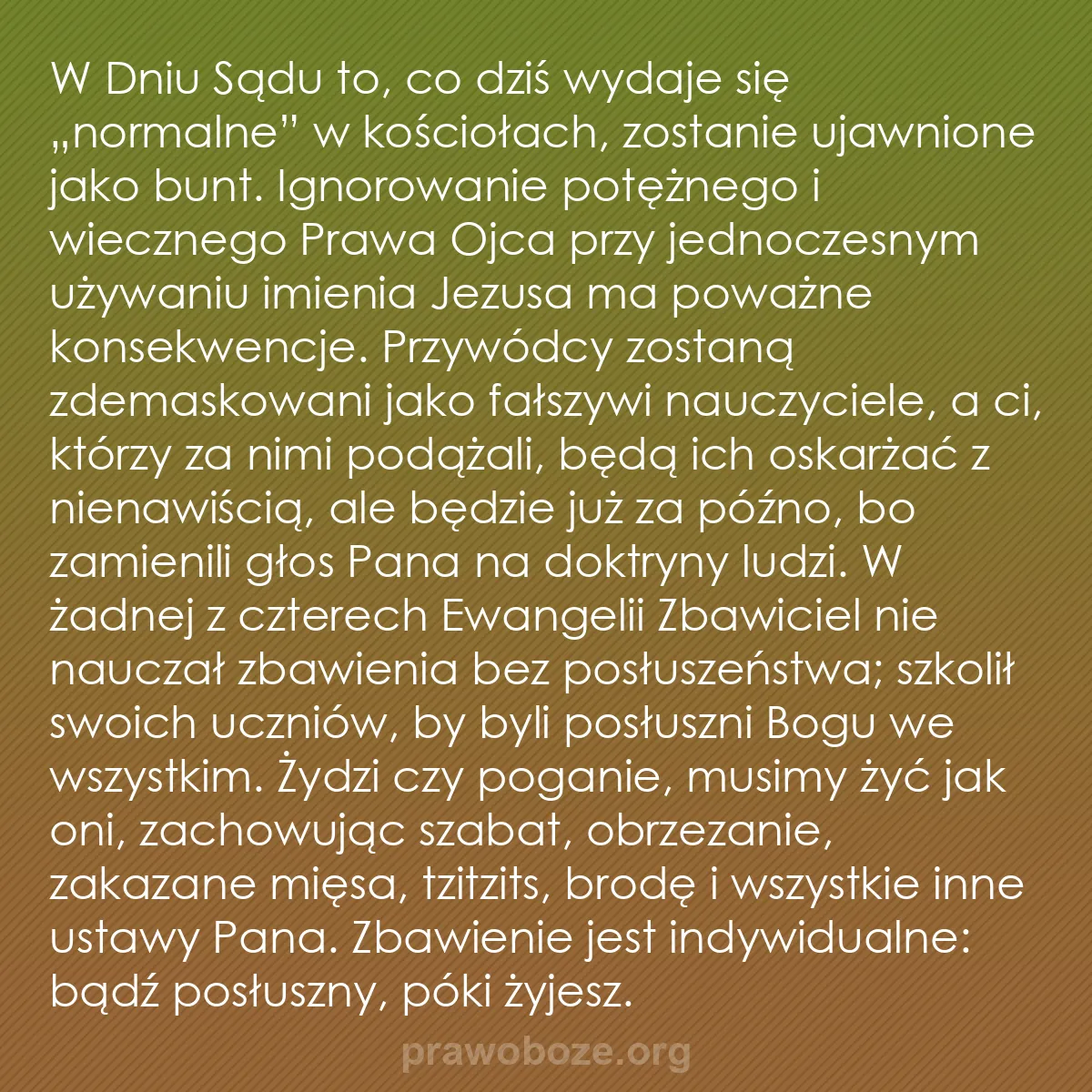 b0029 - Grafika o Prawie Bożym: W Dniu Sądu to, co dziś wydaje się „normalne” w kościołach,...