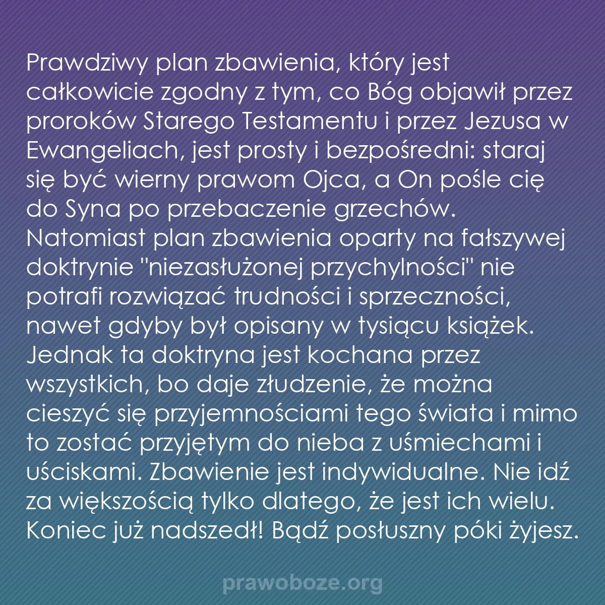 b0062 - Grafika o Prawie Bożym: Prawdziwy plan zbawienia, który jest całkowicie zgodny z tym,...