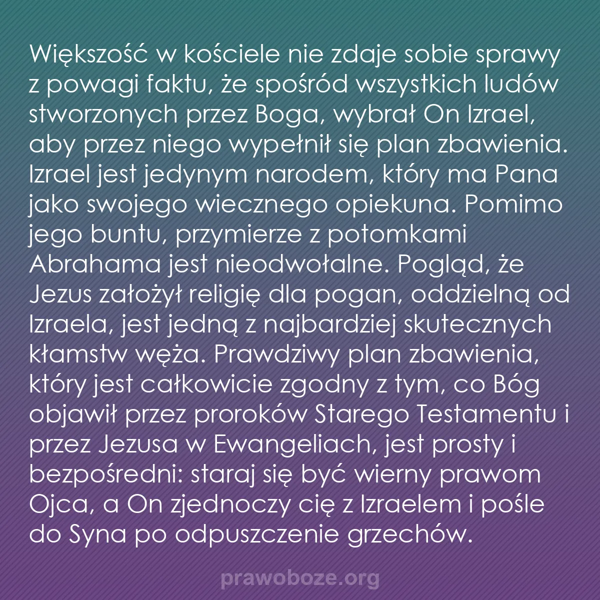 b0224 - Grafika o Prawie Bożym: Większość w kościele nie zdaje sobie sprawy z powagi faktu,...