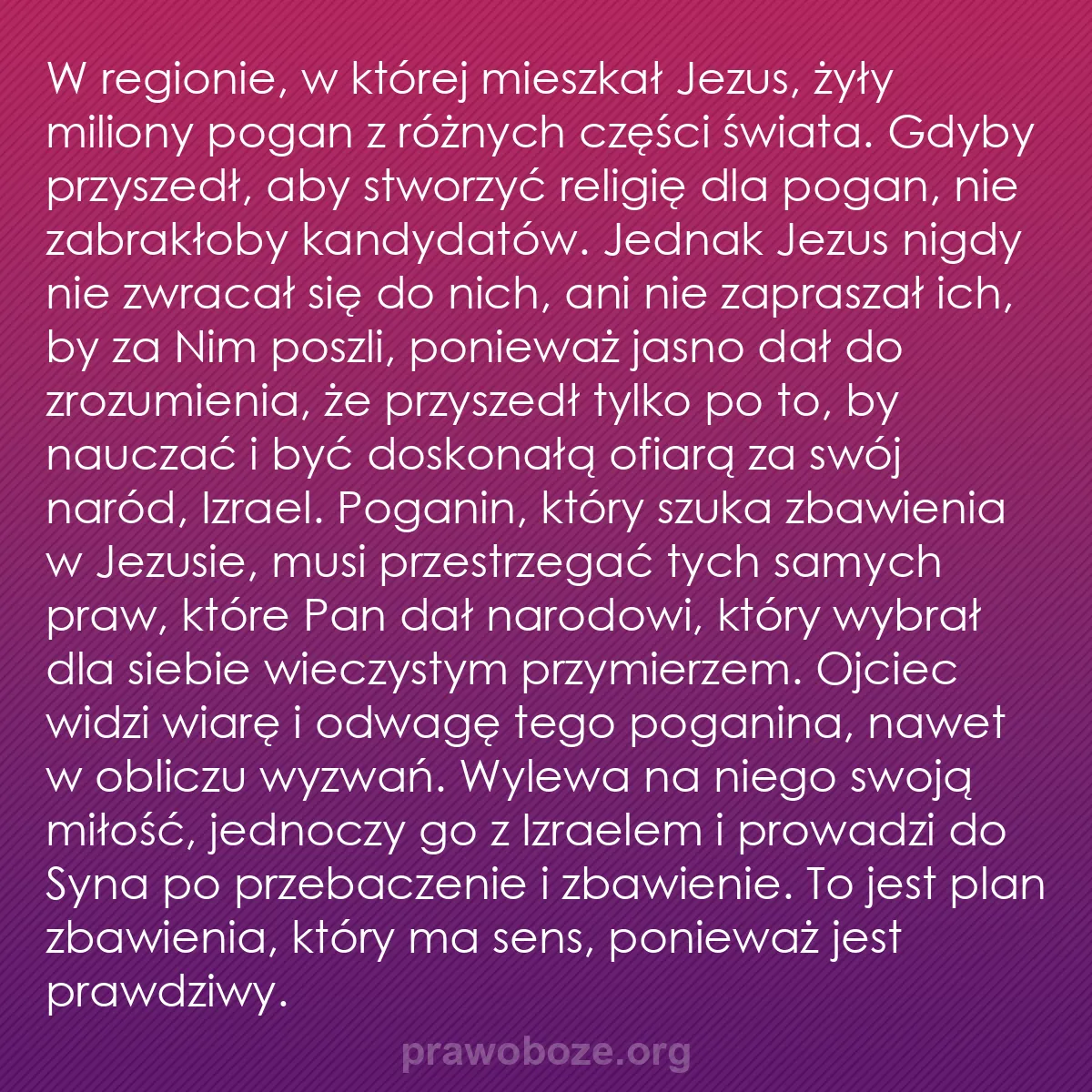 b0241 - Grafika o Prawie Bożym: W regionie, w której mieszkał Jezus, żyły miliony pogan z różnych...