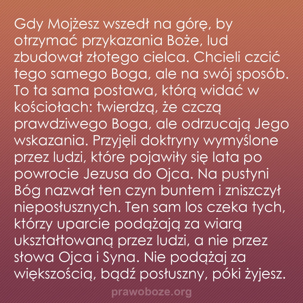 b0246 - Grafika o Prawie Bożym: Gdy Mojżesz wszedł na górę, by otrzymać przykazania Boże, lud...