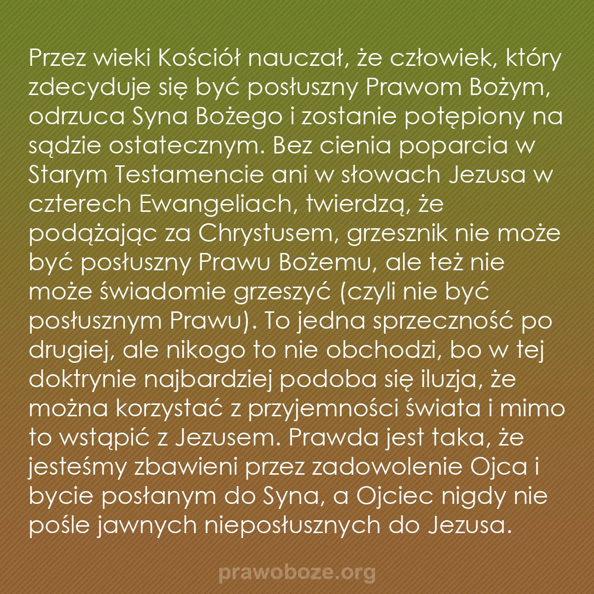 b0309 - Grafika o Prawie Bożym: Przez wieki Kościół nauczał, że człowiek, który zdecyduje się...