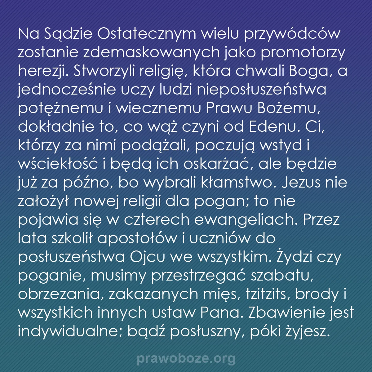 b0397 - Grafika o Prawie Bożym: Na Sądzie Ostatecznym wielu przywódców zostanie zdemaskowanych...