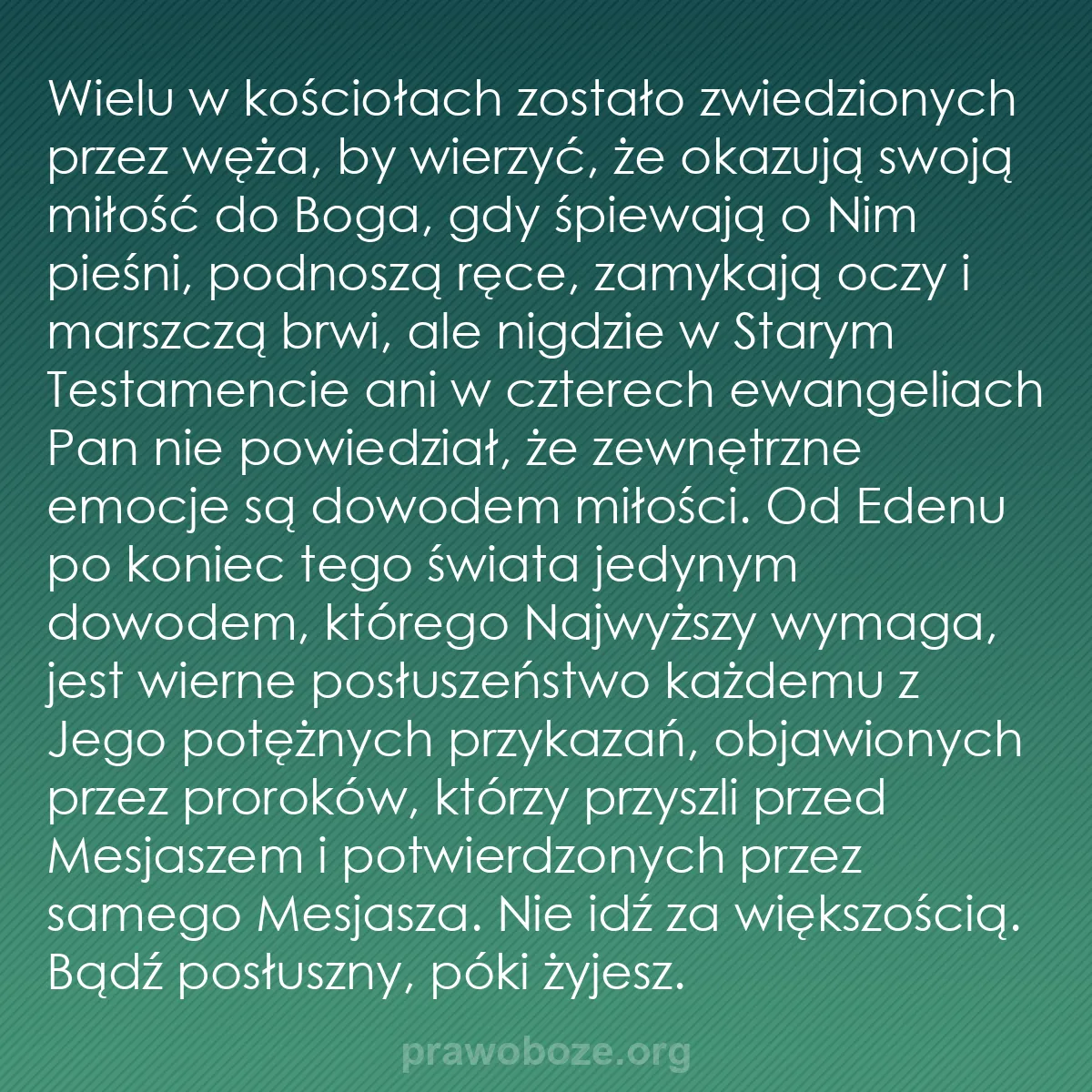b0425 - Grafika o Prawie Bożym: Wielu w kościołach zostało zwiedzionych przez węża, by wierzyć,...