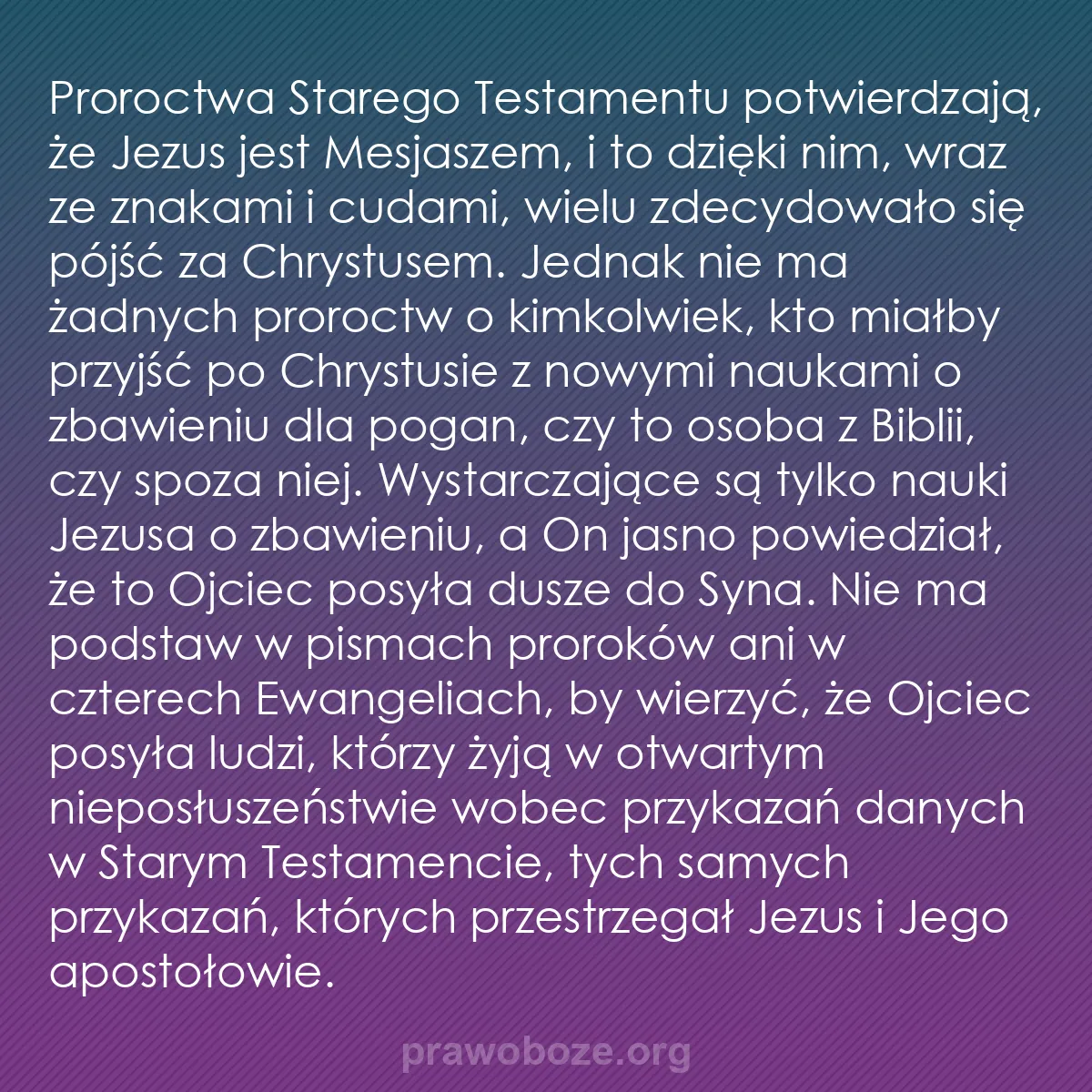 b0434 - Grafika o Prawie Bożym: Proroctwa Starego Testamentu potwierdzają, że Jezus jest Mesjaszem,...