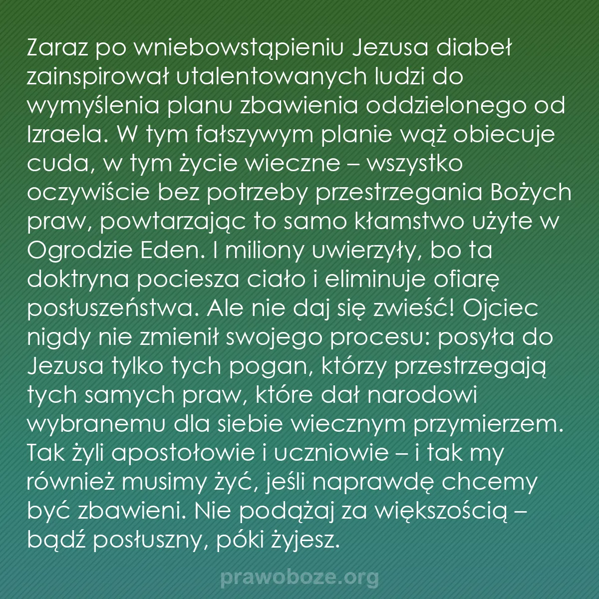 b0450 - Grafika o Prawie Bożym: Zaraz po wniebowstąpieniu Jezusa diabeł zainspirował utalentowanych...