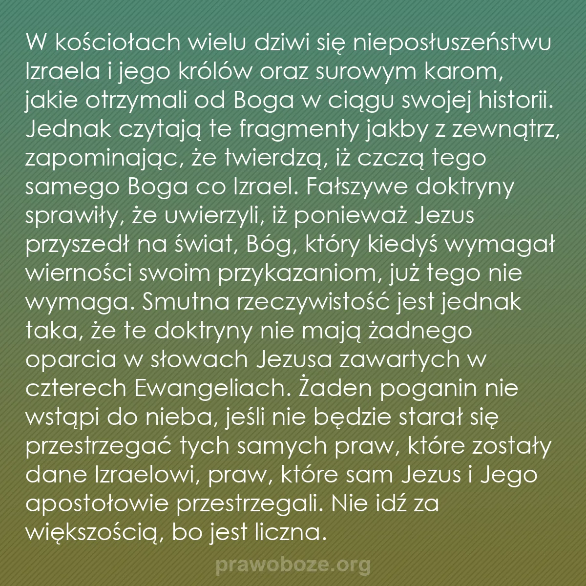 b0543 - Grafika o Prawie Bożym: W kościołach wielu dziwi się nieposłuszeństwu Izraela i jego...