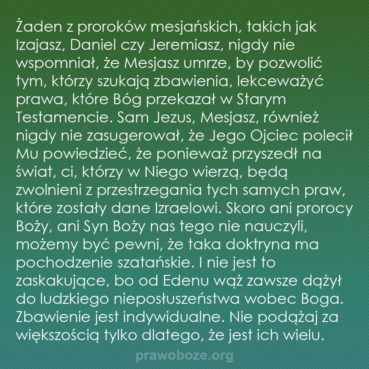 b0570 - Grafika o Prawie Bożym: Żaden z proroków mesjańskich, takich jak Izajasz, Daniel czy...